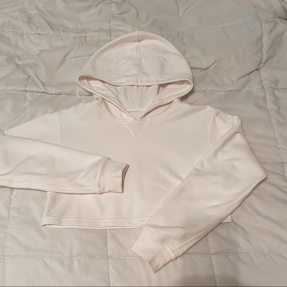 all yours cropped hoodie
